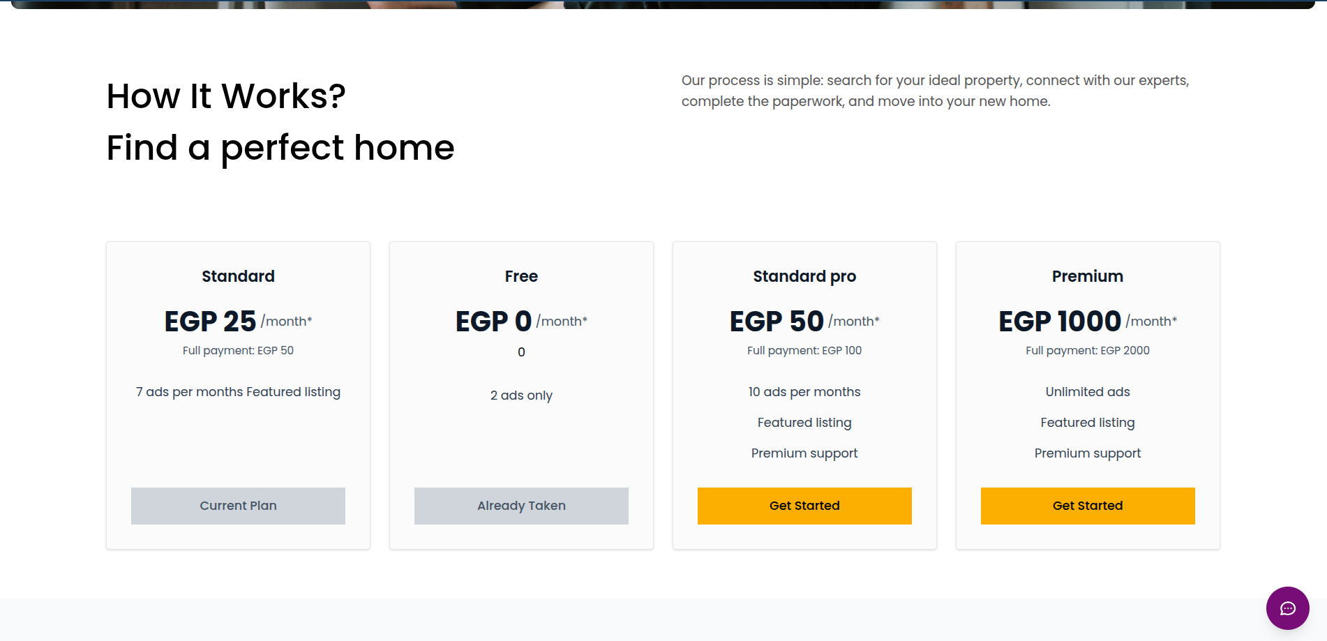 Subscription plans